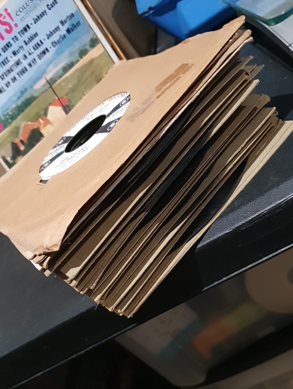 Vintage 45 RPM Records With & Without Sleeves